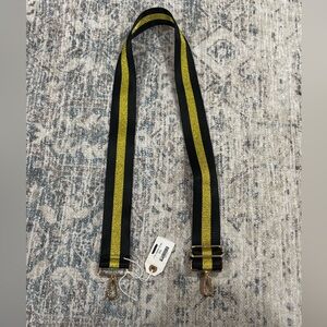 Stylish Black and Gold Adjustable Strap